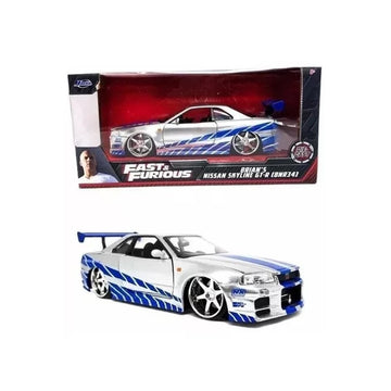 Miniatura Nissan Skyline GTR R34 Velozes e Furiosos - jada