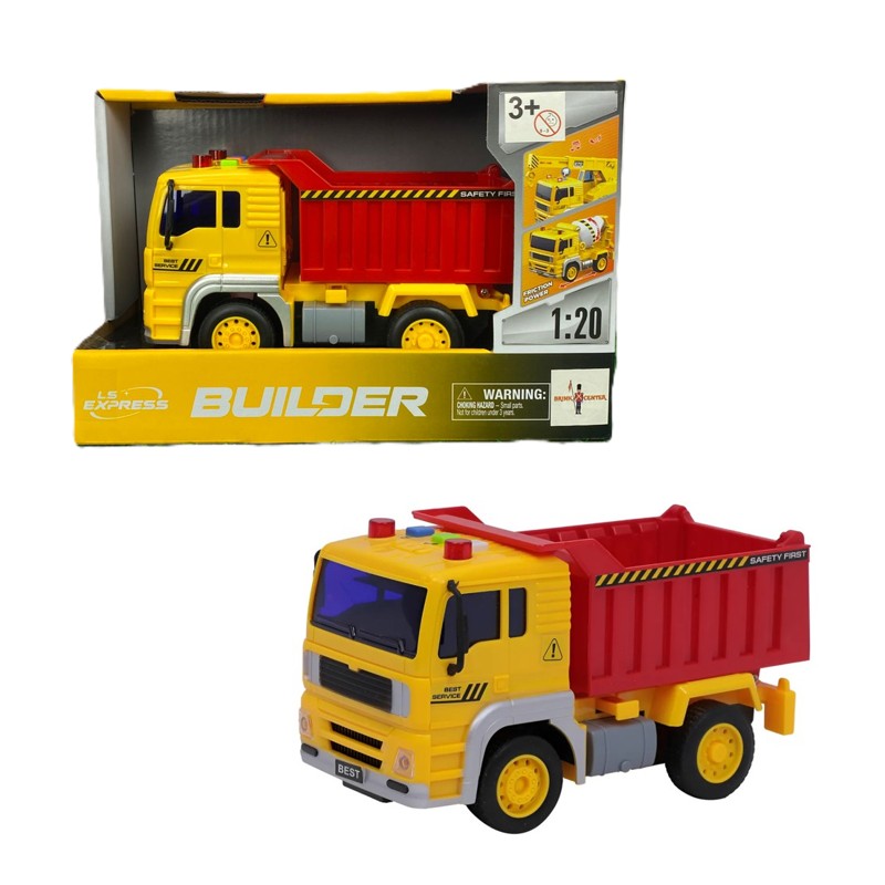 Caminhão City Service Sortido Fricção Som e Luz 1:20 - Brink Center