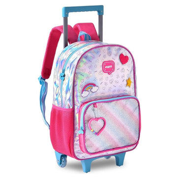 Mochila De Carrinho Holográfica Arco-Íris - Clio