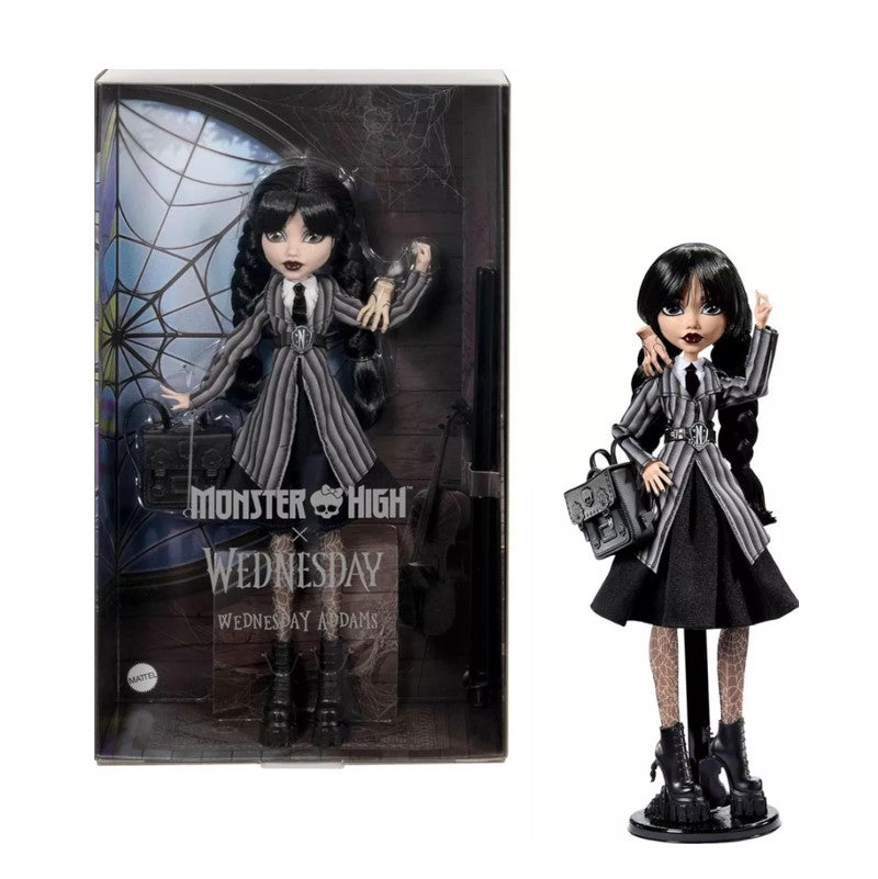 Boneca e Acessorios Monster High Wandinha Addams - Mattel