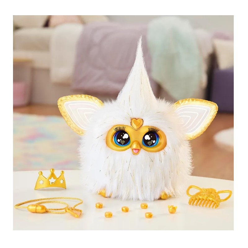 Furby Gold Glam Pelúcia Interativa - Hasbro