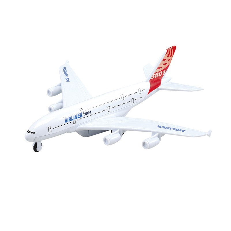 Avião de Brinquedo em Metal com Suporte 13cm - Shiny Toys