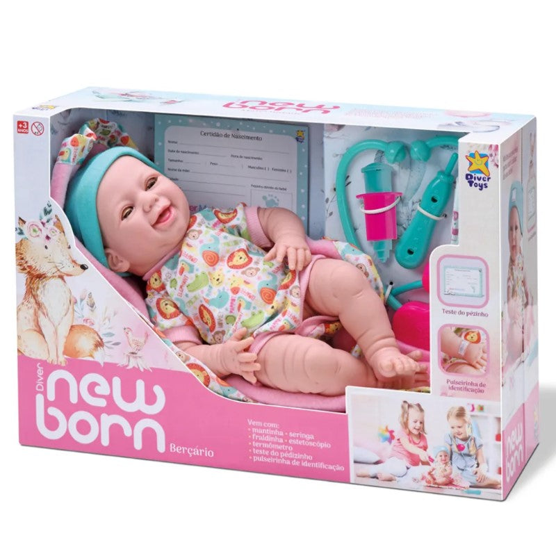 Boneca Diver New Born Maternidade - DiverToys