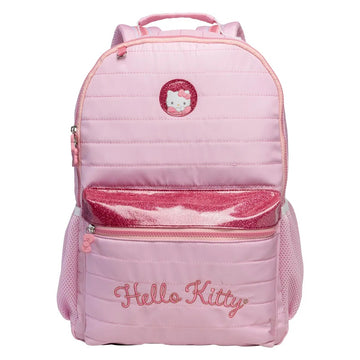 Mochila Puffer Hello Kitty – Conforto, Brilho e Estilo que Abraça!
