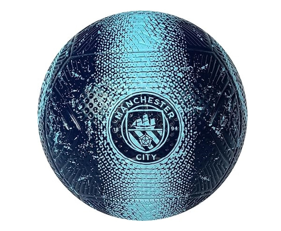 Bola de Futebol de Campo Nº 5 Manchester City Azul e Preta