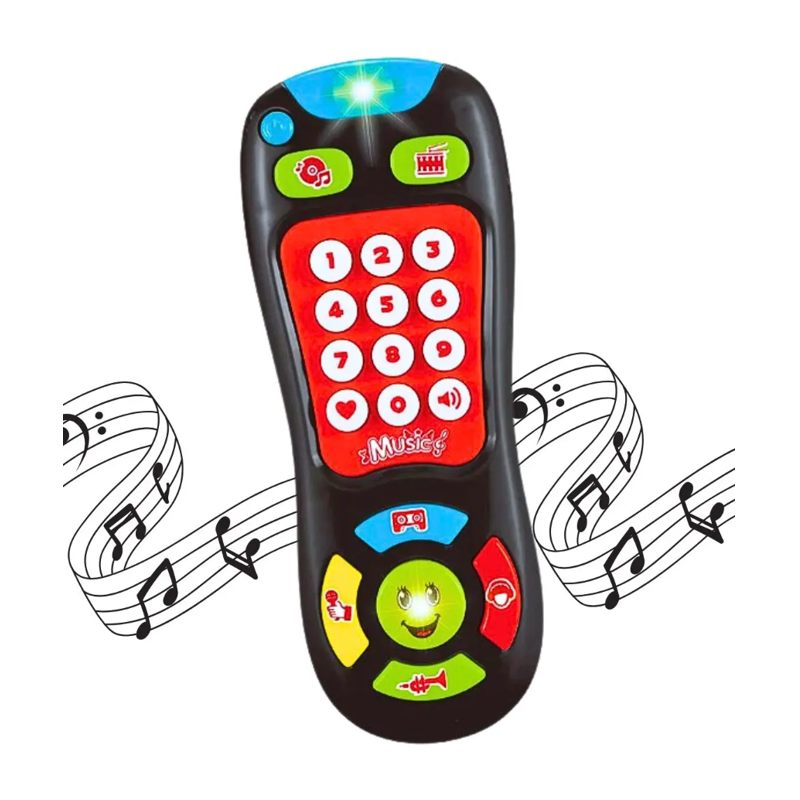Brinquedo Controle Remoto Infantil Com Luz E Som - Shiny Toys