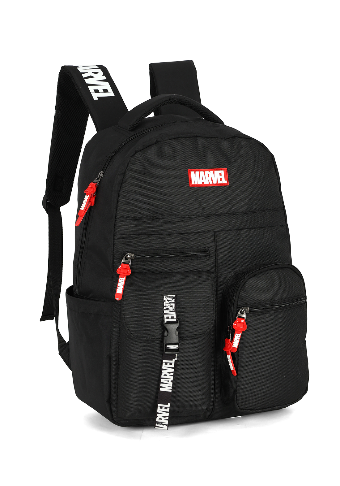 Mochila Marvel Luxcel – Escolar e Casual Preta