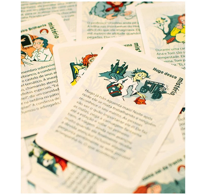 Jogo de Cartas - Histórias Assustadoras - White Stories - Galápagos