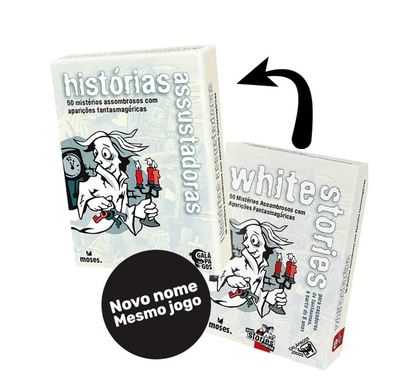 Jogo de Cartas - Histórias Assustadoras - White Stories - Galápagos