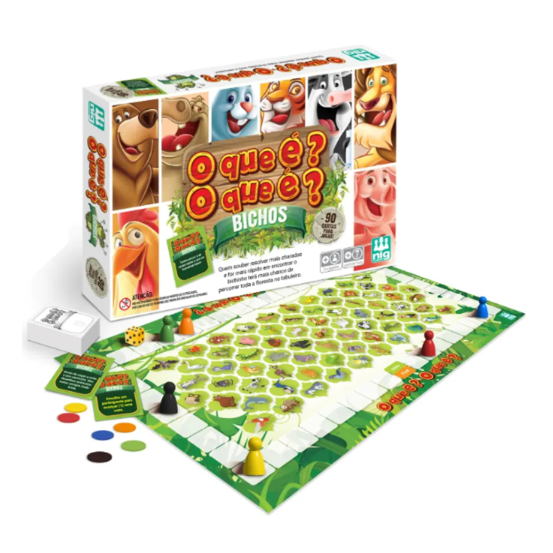 Jogo O Que É O Que É Bichos - Nig