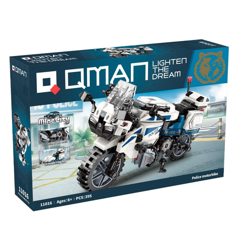 Mine City Motocicleta da Polícia - KEEPPLAY