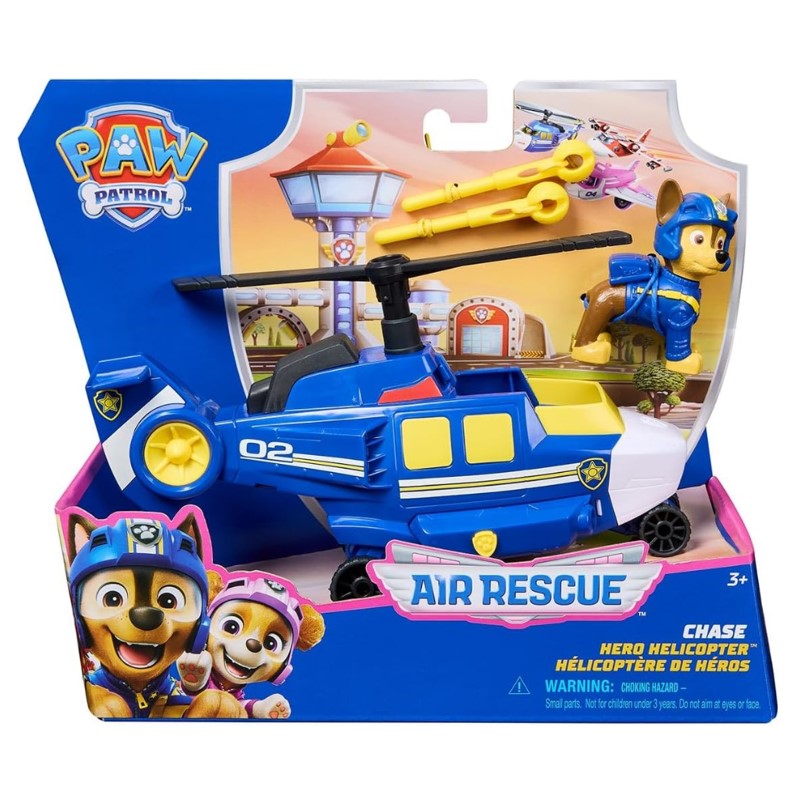 Patrulha Canina Helicóptero de Resgate Boneco Chase - Sunny