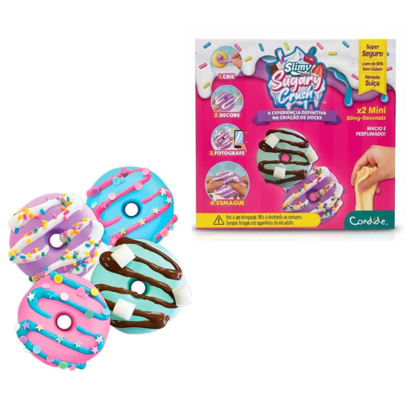 Mini Kit Slime de Donut Slimy Sugary Crush - CANDIDE