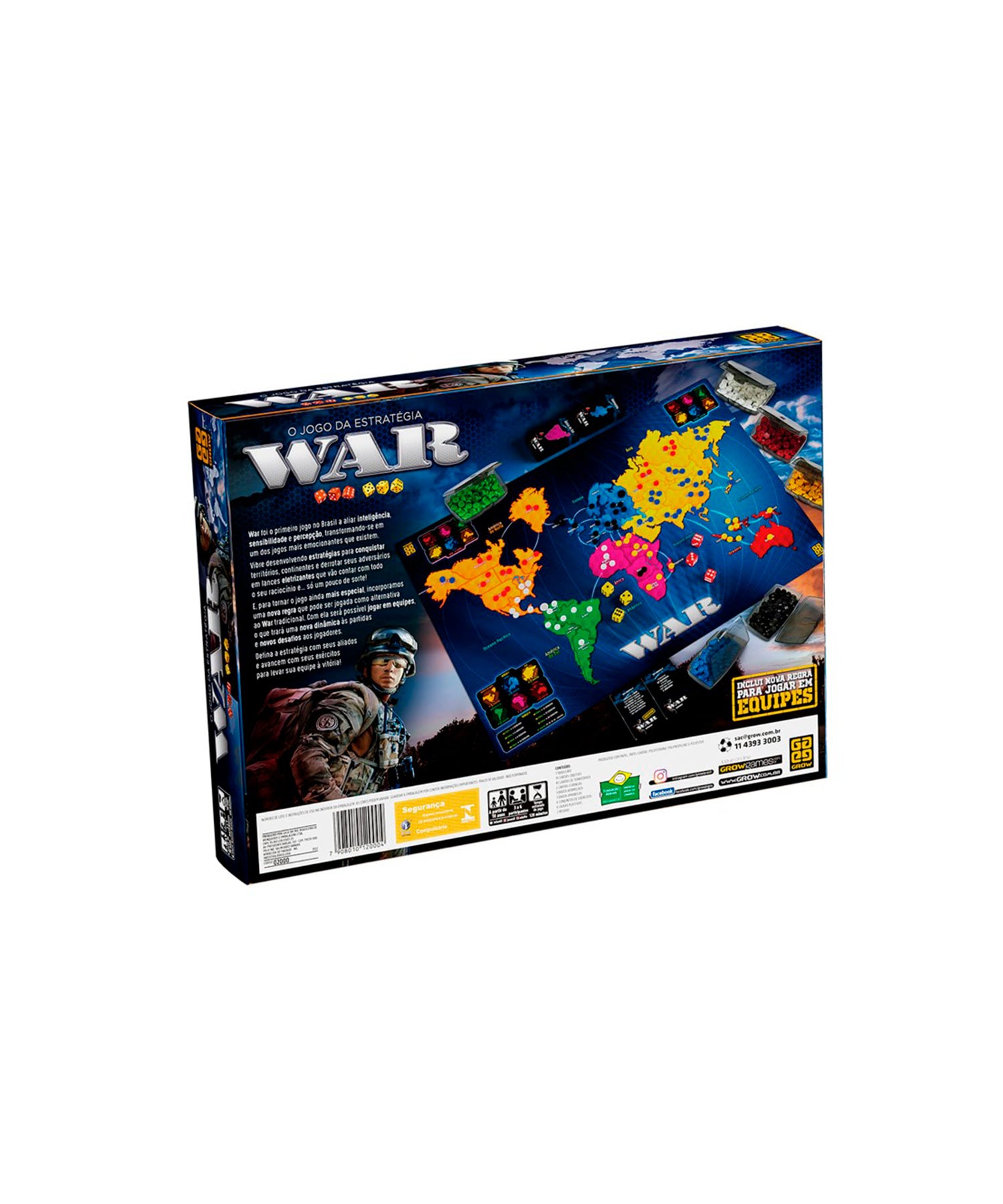 Jogo War da Grow