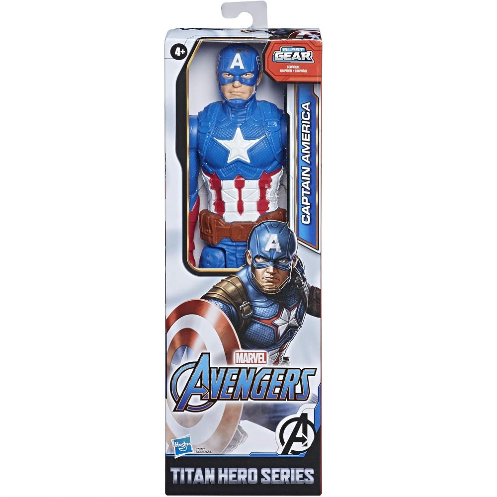 Boneco Articulado Capitão América Titan Hero 30cm - Hasbro