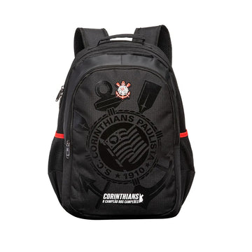 Mochila Corinthians Xeryus Original Escolar Faculdade Viagem Estampada Preto