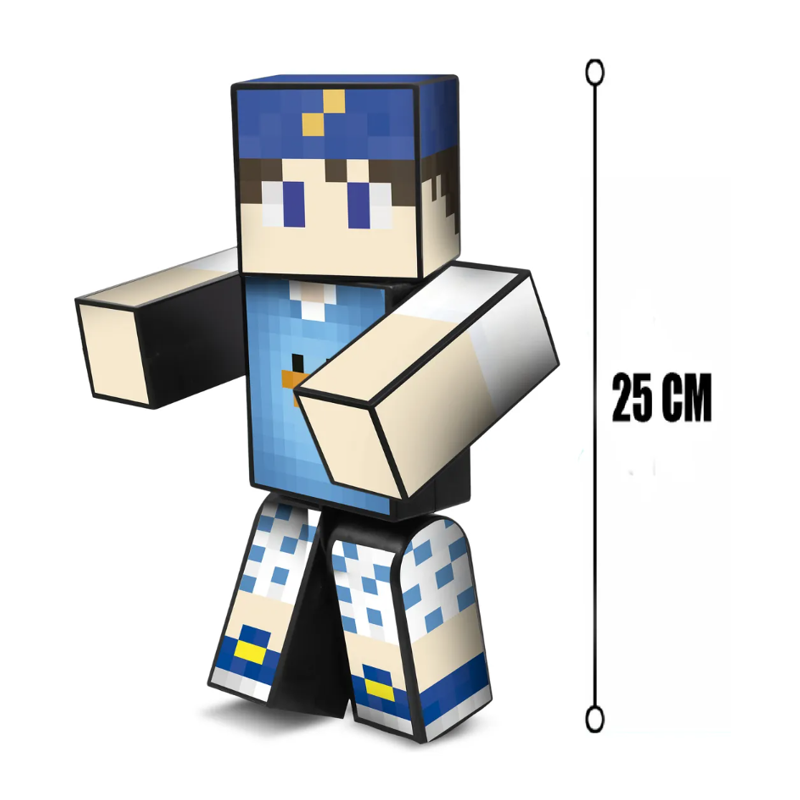 Boneco Família Arqueira Beto Minecraft 25 cm - Algazarra