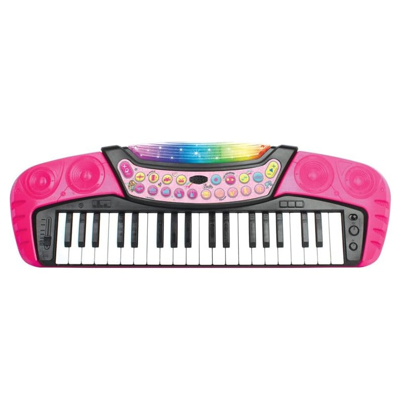 Barbie Teclado Musical Fabuloso com Microfone e Banquinho - Fun