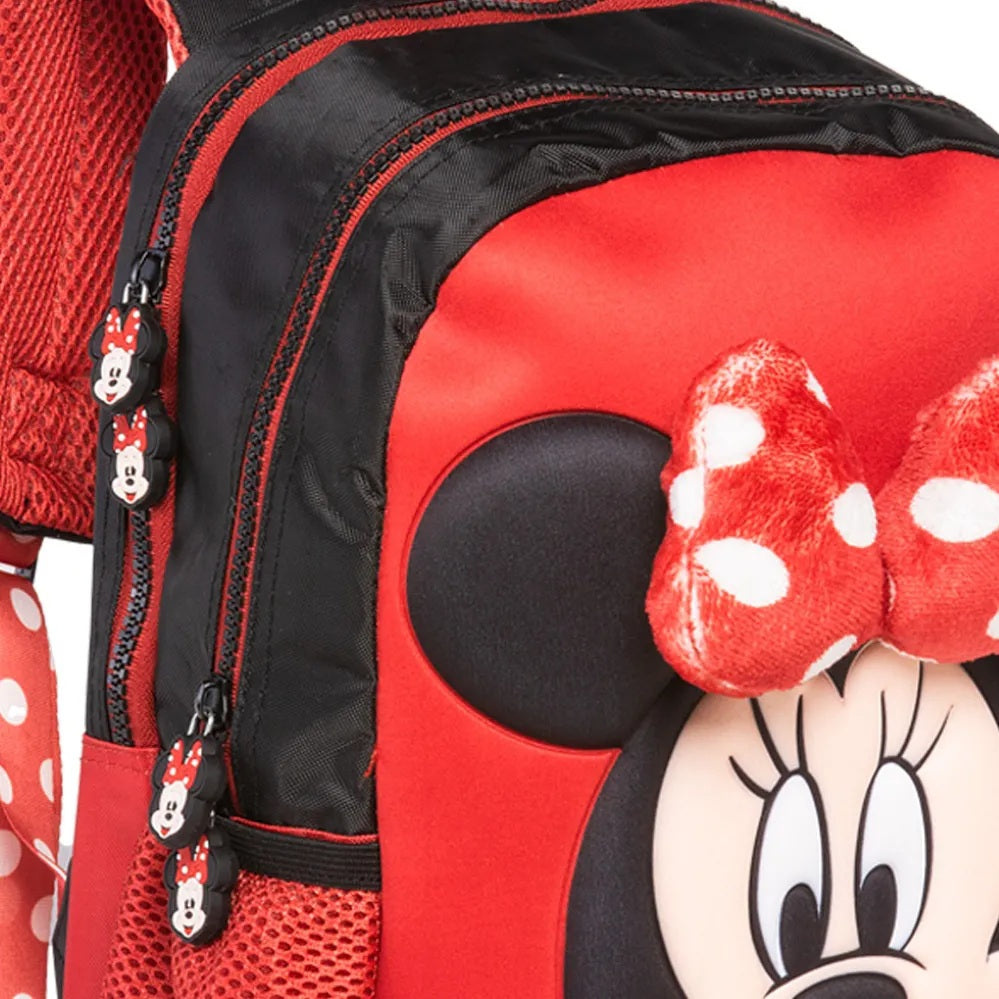 Mochila Minnie Mouse Passeio Vermelha – Luxcel