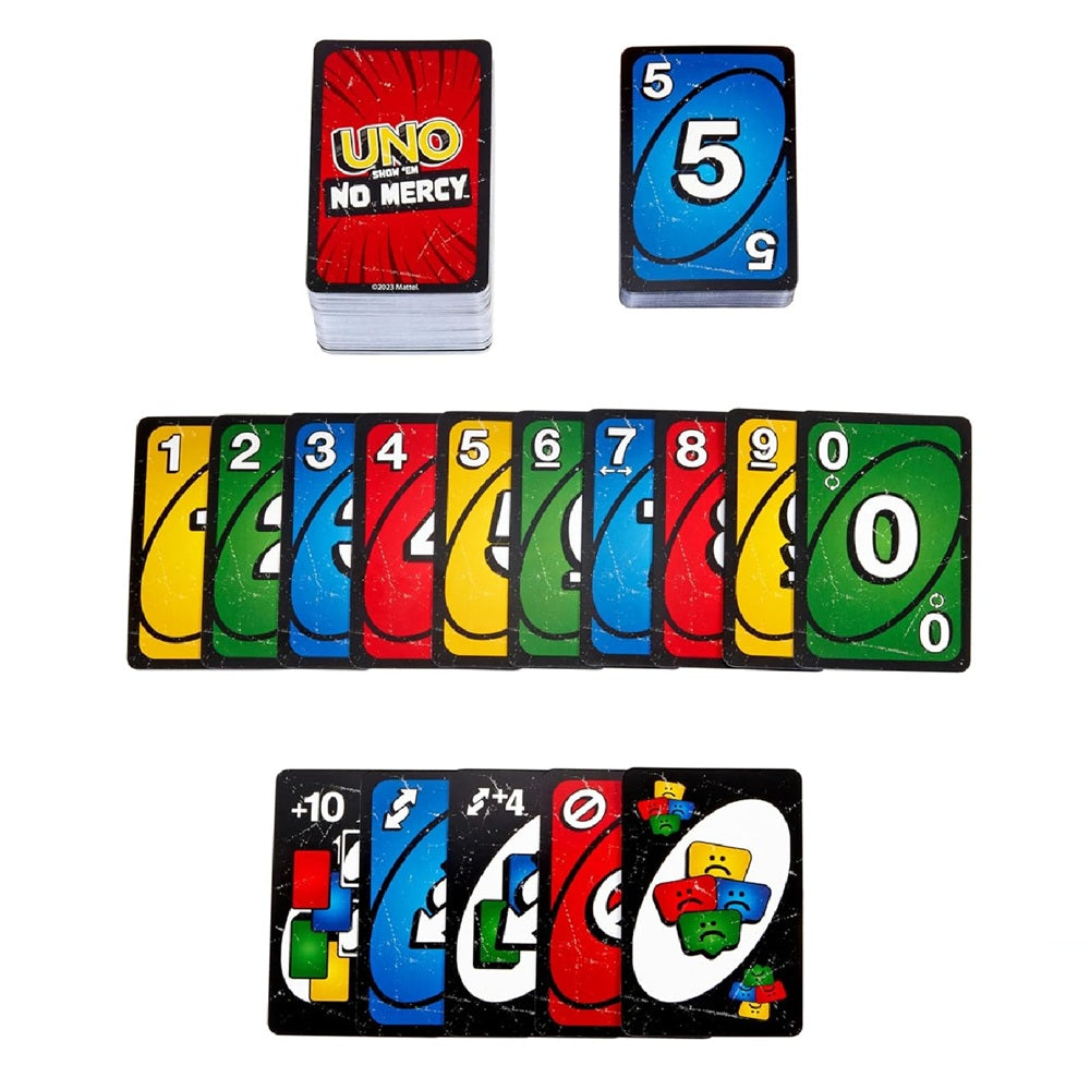 UNO Jogo de Cartas No Mercy - Mattel