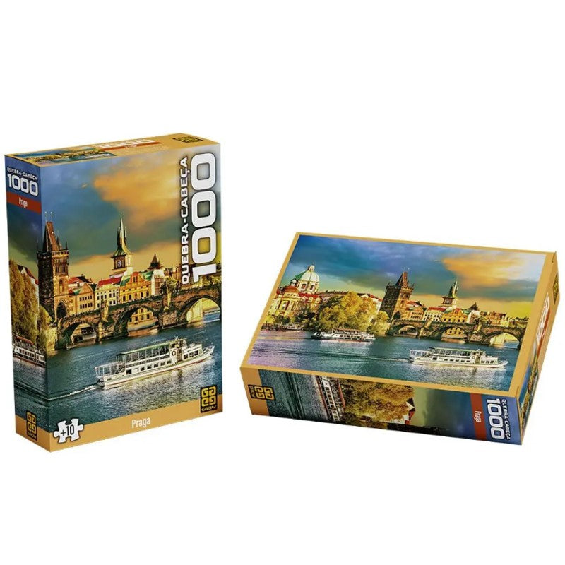 Quebra-cabeça 1000 peças Praga - Grow
