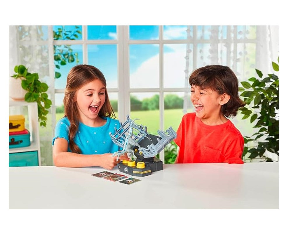 Jogo Jurassic World Velociraptor Blue Cage Breaker - Epoch