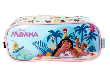 Estojo Duplo Moana Disney – Organização com Magia e Aventura!