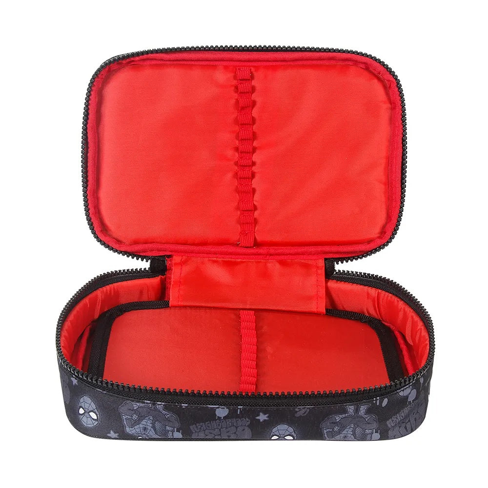 Kit Completo do Homem-Aranha Mochila de Costas G + Estojo Box: Design Gráfico e Muita Organização Marvel!