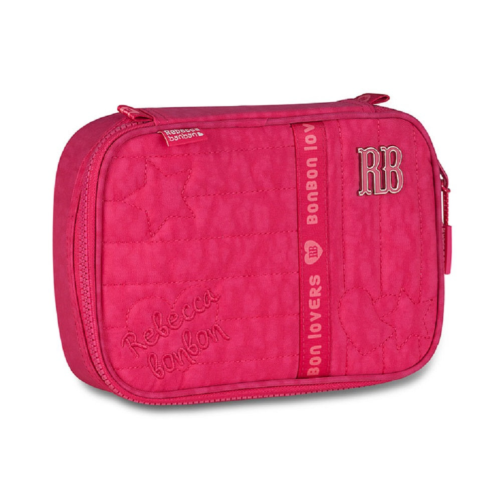 Kit Escolar Rebecca Bonbon – Mochila + Lancheira + Estojo Rosa