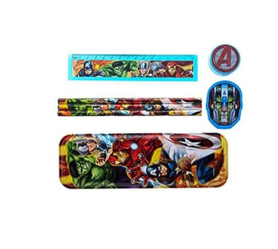 Kit Escolar Avengers Vingadores 7 Peças - Molin
