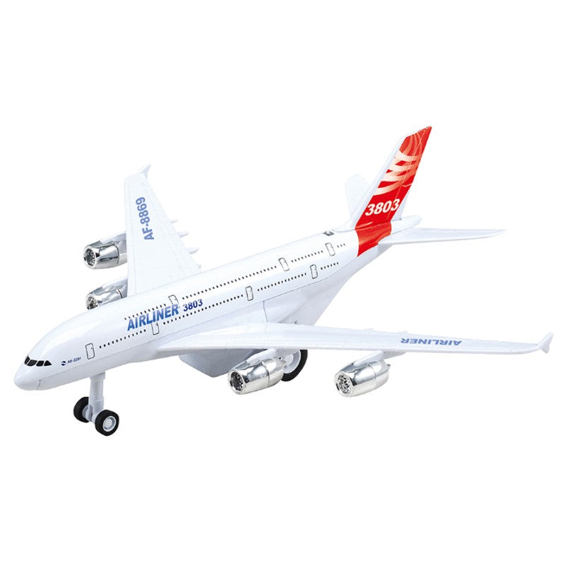 Avião de Brinquedo Airliner com luz e som - SHINY TOYS