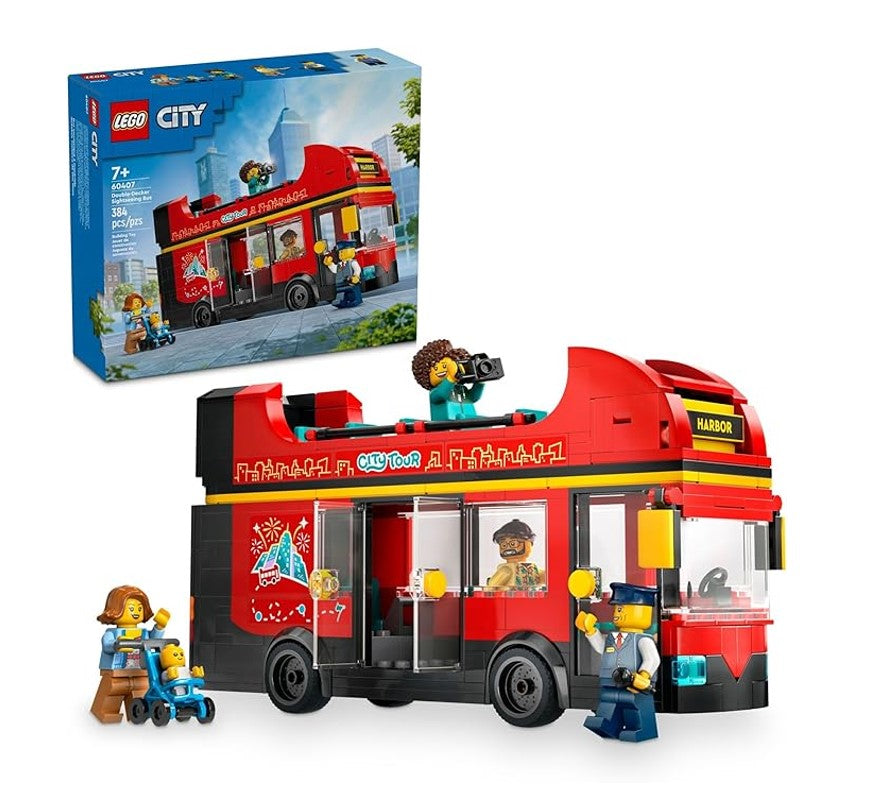 Lego City Ônibus Turístico Vermelho de Dois Andares - 60407