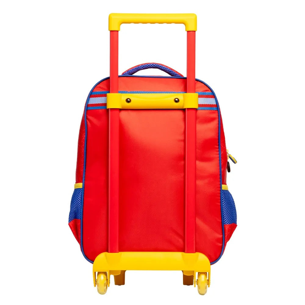 Mochila com Rodinhas Spidey Marvel 14 – perfeita para levar tudo com organização, conforto e o charme vibrante do universo do Spidey!