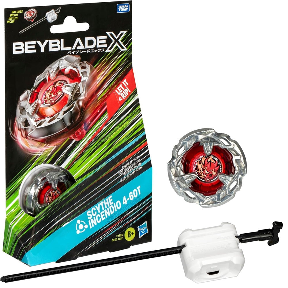 Beyblade X Arrow Scythe Incendio 4-60T Starter Pack Set - Hasbro