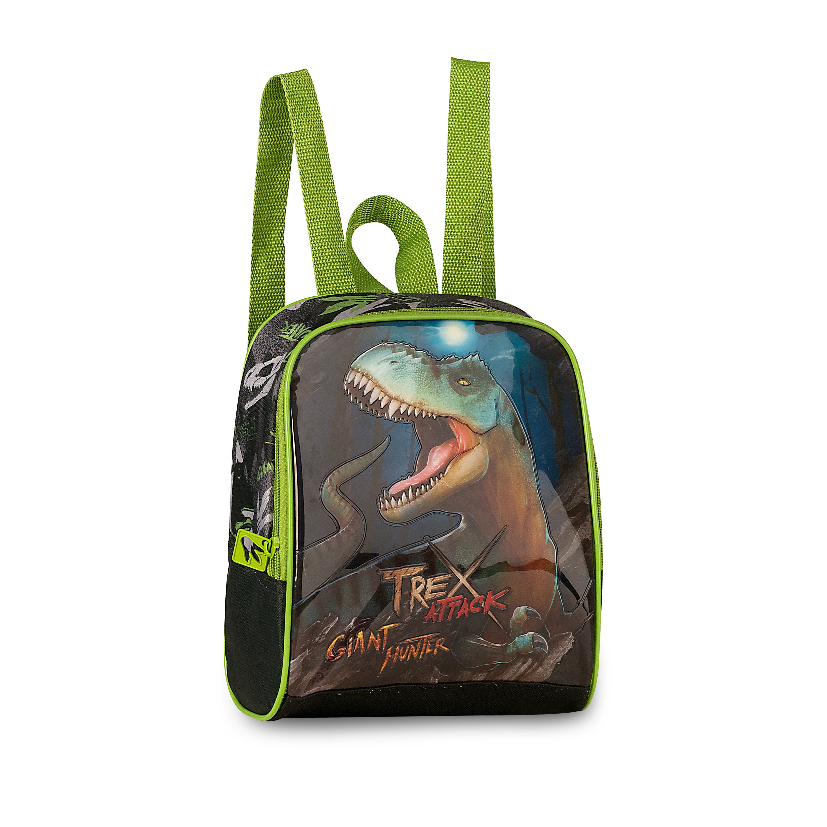 Kit Mochila Rodinhas Costas Dinossauro Meninos Original Clio