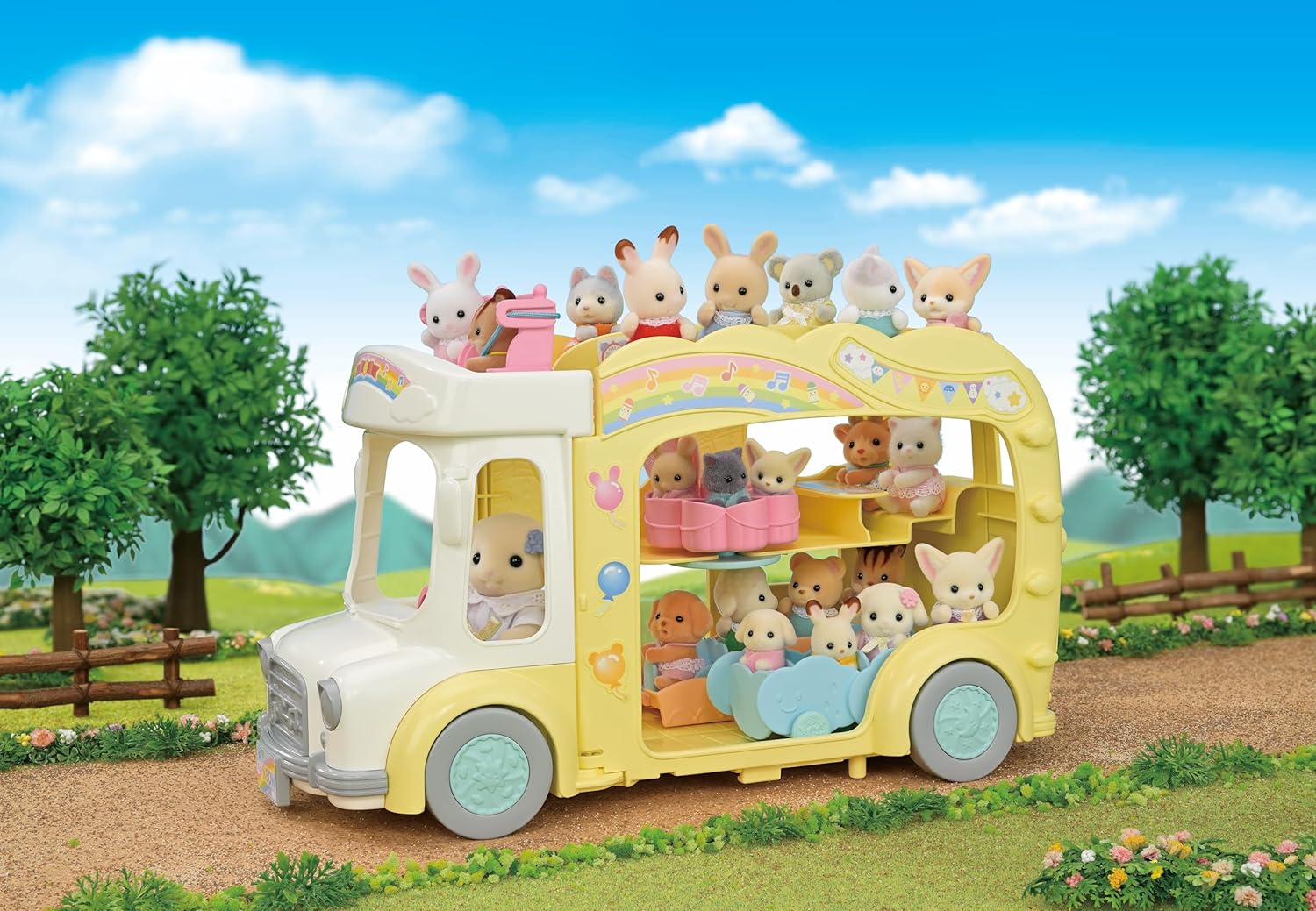 Sylvanian Families Ônibus Arco-Íris Jardim da Infância 5744