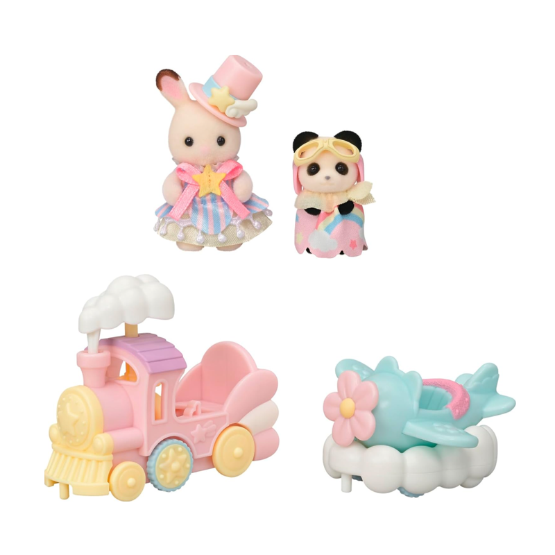 Conjunto Atrações Avião E Trem - Epoch