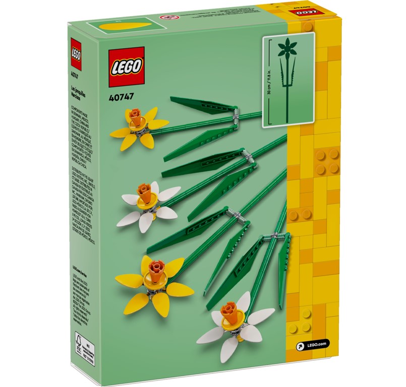 Lego 40747 As Flores Narcisos 216 Peças