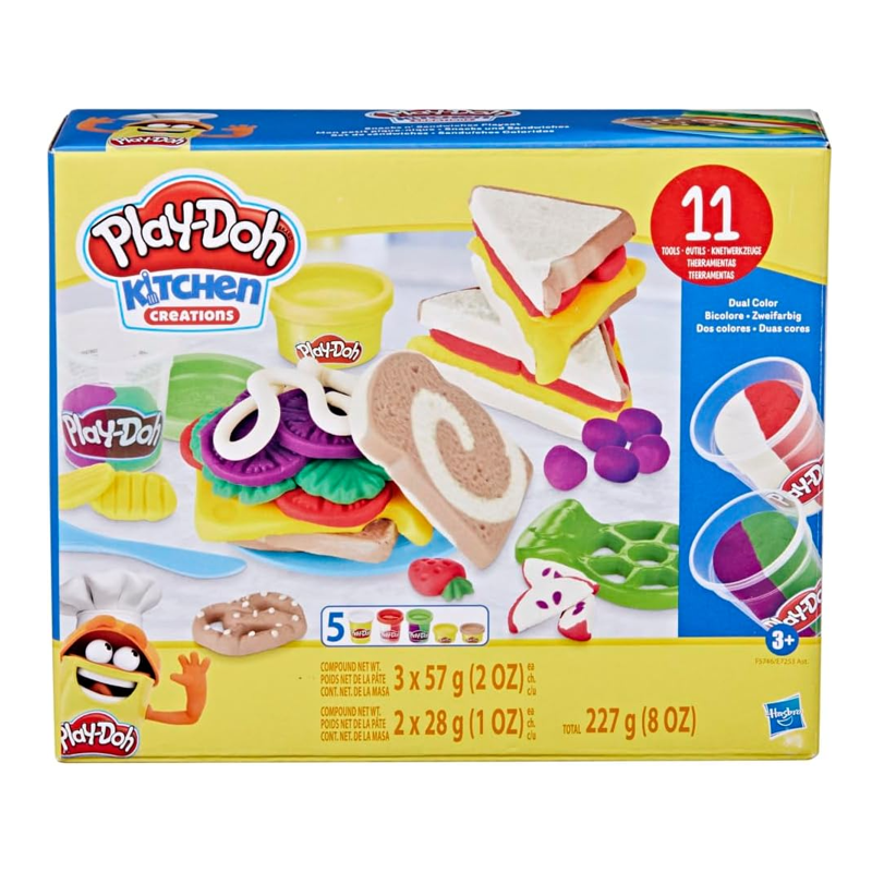 Massa de Modelar Play Doh Sanduíches Coloridos - Hasbro