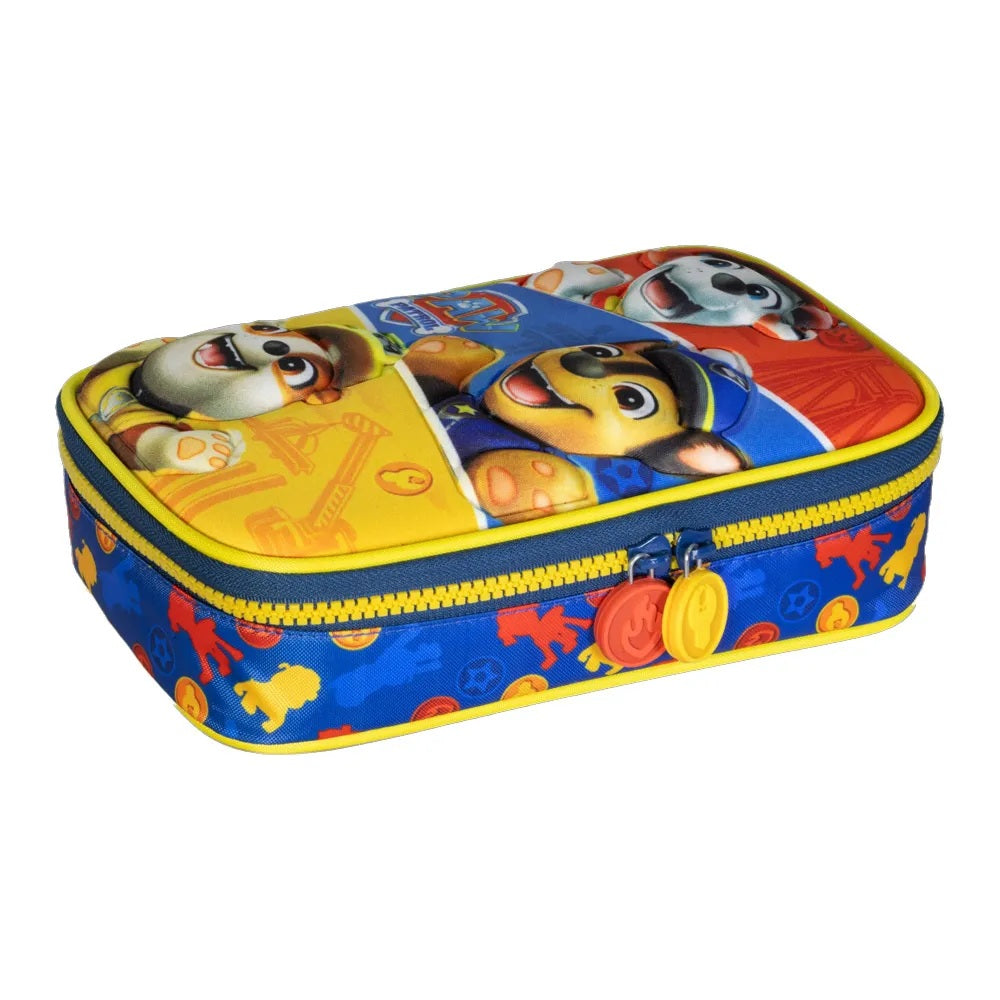 Kit Mochila De Costas Infantil Patrulha Canina Xeryus 3D Lancheira Térmica Estojo Escola