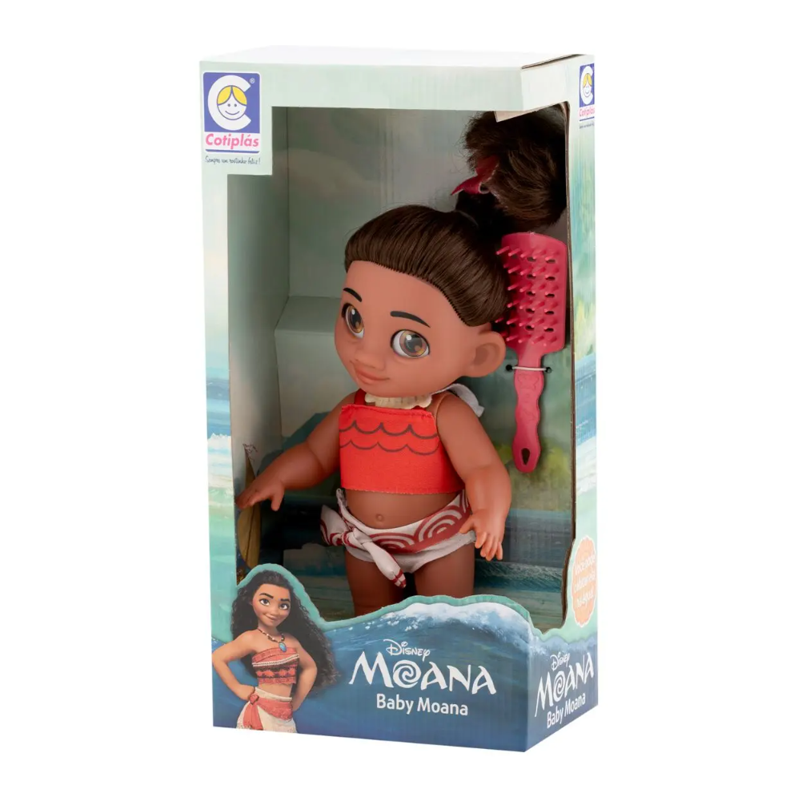 Boneca Moana Baby com Pente - Cotiplás