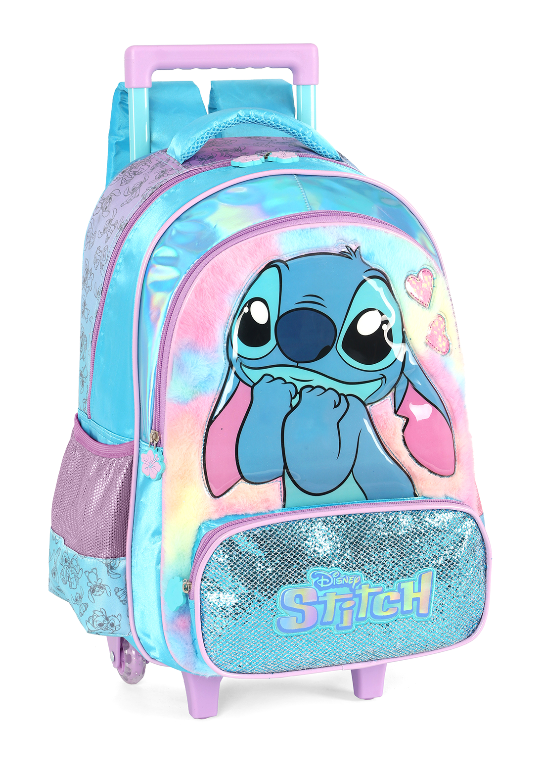 Mochila de Rodinhas Stitch Disney Luxcel – Infantil / Juvenil | Original, Brilhante e Encantadora!