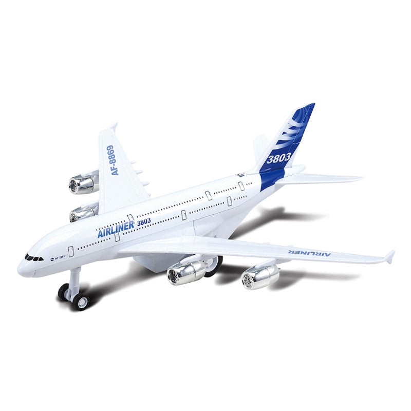 Avião de Brinquedo Airliner com luz e som - SHINY TOYS