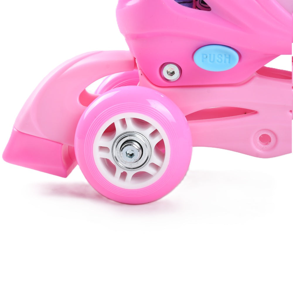 Kit Patins Stitch Angel Disney Rosa