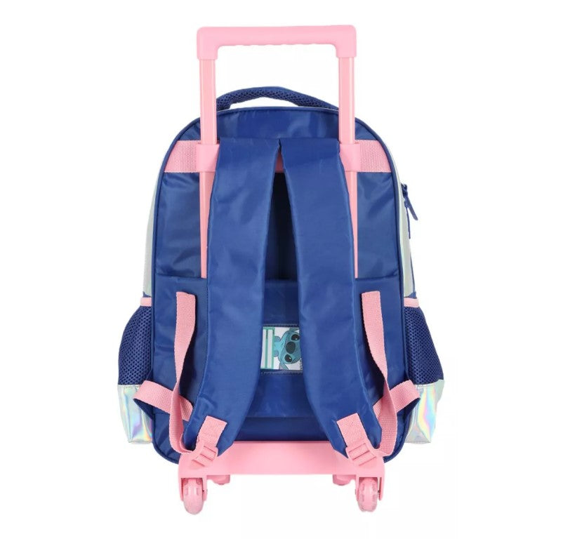 Mochila de Rodinhas Holográfica Stitch - Luxcel