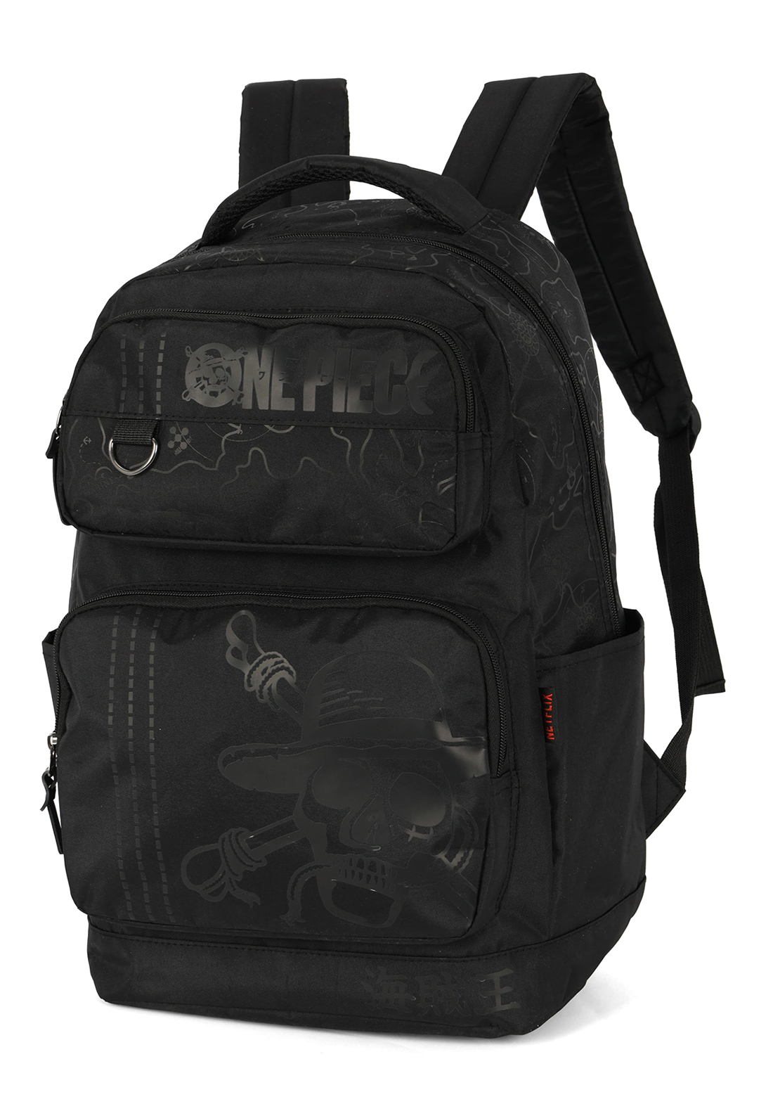 Mochila Preta One Piece Luxcel com Estampa do Luffy – Produto Oficial