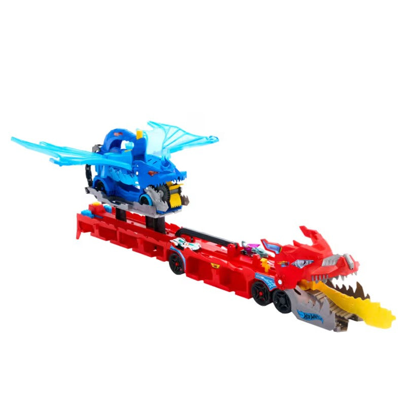 Hot Wheels City Ultimate Dual Dragon Transporter - MATTEL