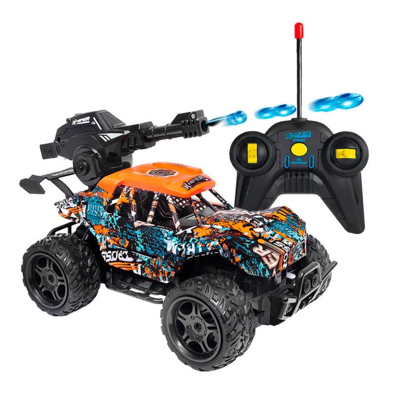 Xniper Cross Carro Controle Remoto Lançador Bolinha Gel - POLIBRINQ