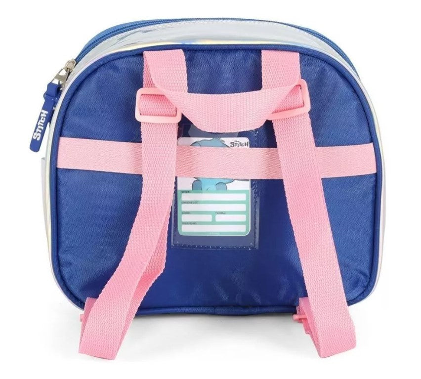 Lancheira Térmica Disney Stitch Infantil Holográfica Luxcel