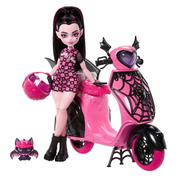 Boneca Monster High Draculaura com Scooter - Mattel